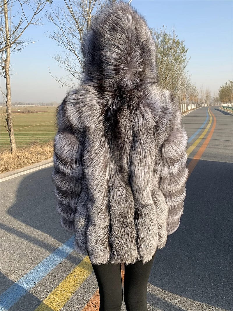 Red Fox Hooded Jacket - Image 9