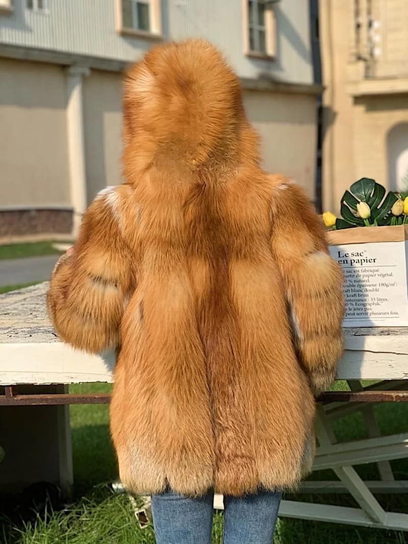 Red Fox Hooded Jacket - Image 6