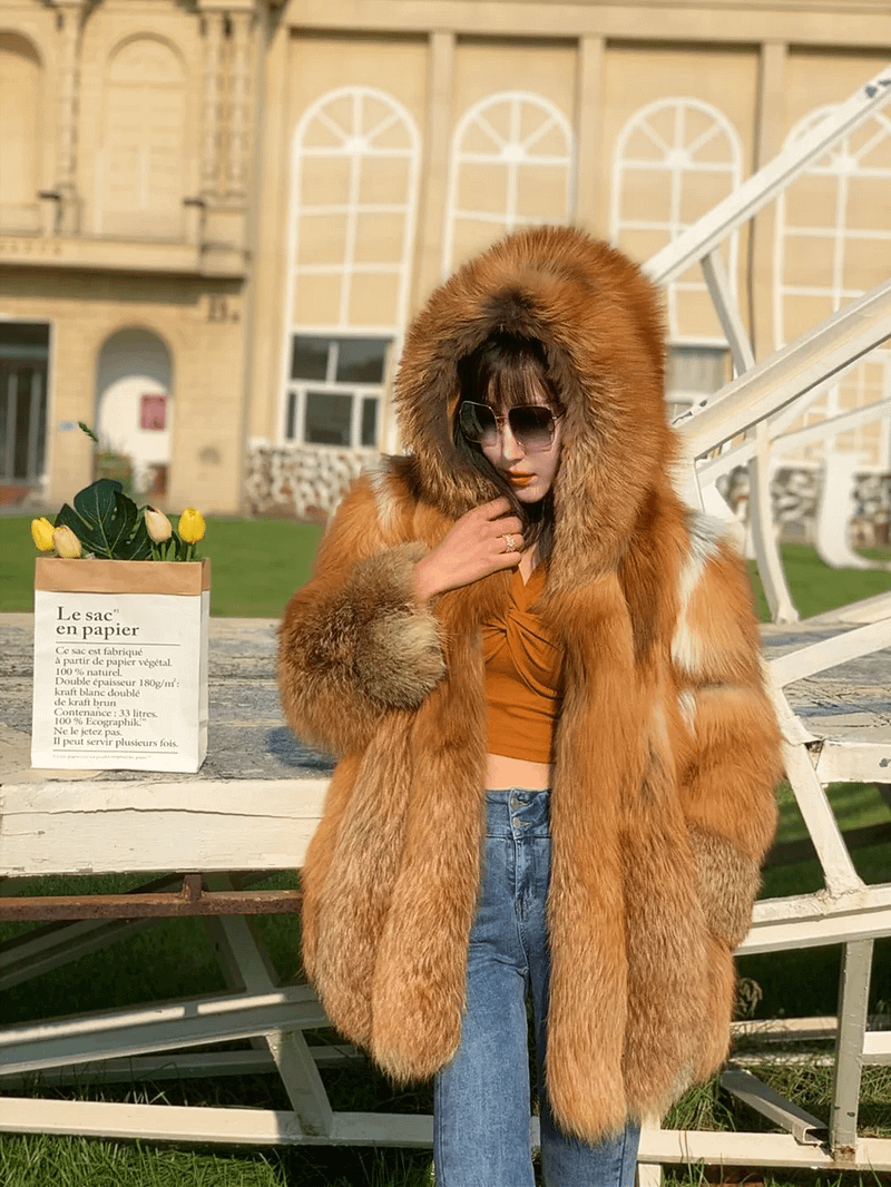 Red Fox Hooded Jacket - Image 2